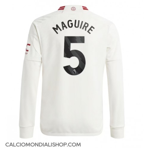 Maglie da calcio Manchester United Harry Maguire #5 Terza Maglia 2023-24 Manica Lunga